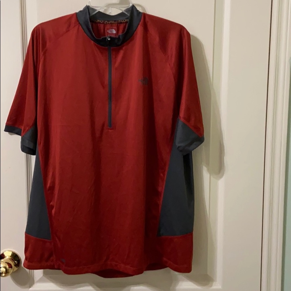 The North Face men Shirt Rust Jersey xl